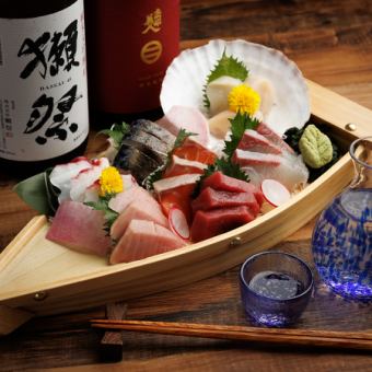 お造り7点大漁盛り「天神」