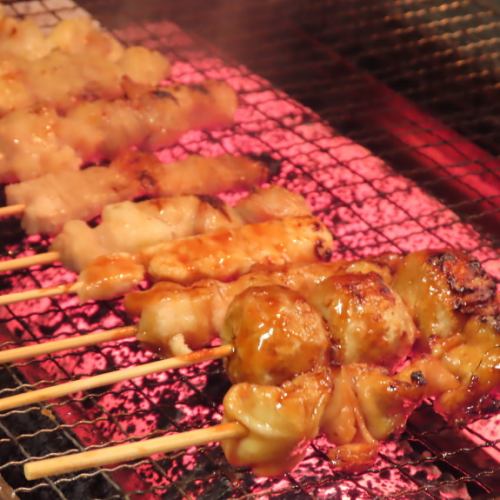 [All-you-can-eat yakitori] 250 varieties, all-you-can-eat and drink for 2 hours for 3,500 yen *3,000 yen is for assorted platters only
