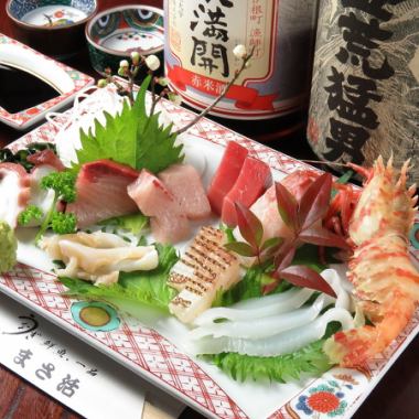 Enjoy sashimi and tempura! ≪8 dishes in total≫ Omakase course