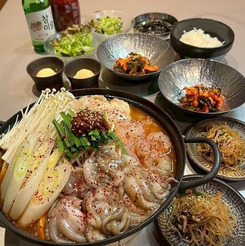 釜山式海鮮鍋コース