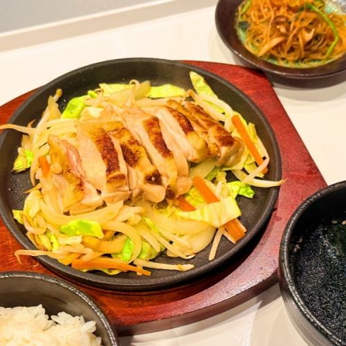 鉄板焼肉チキン
