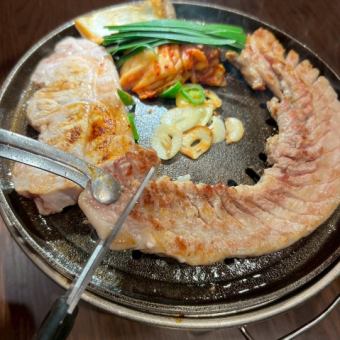 日～木限定＜90分飲み放題付＞【無限サムギョプサルコース】結旨豚おかわりし放題 90分 5,480円