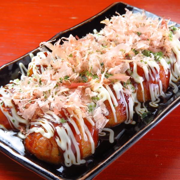 たこ焼き都といえばやっぱりコレ!王道たこ焼き≪ソース≫【380円(税込)~】