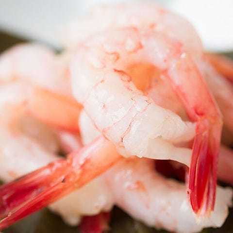 Sweet shrimp seasoned with kelp