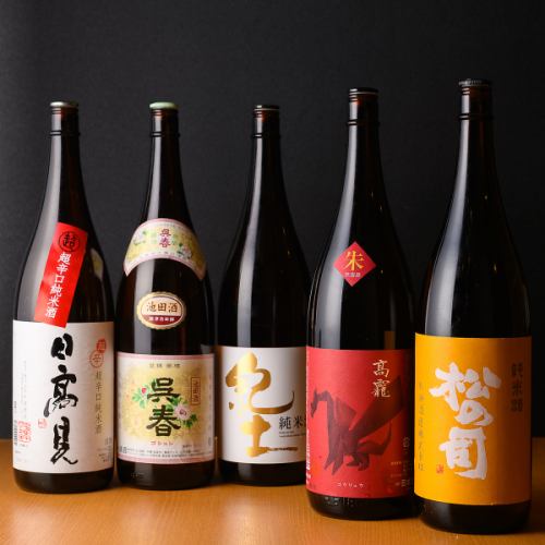 Great value all-you-can-drink sake☆