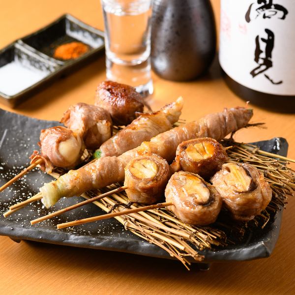 [Exquisite harmony of juicy pork and seasonal vegetables] Assortment of five pork and vegetable rolls 1,078 yen (tax included)