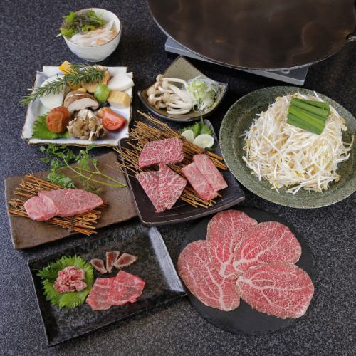 Kobe main store thank you course 190g 8250 yen (tax included) 7 items Recommended special steak with 3 types of unglazed steak and dessert included ◎