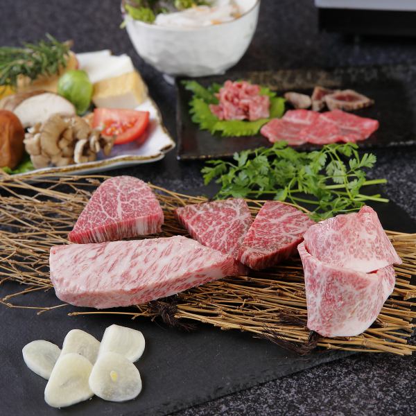 大奖 神户牛套餐（雅） 190g 36,300日元（含税） 肉质等级和产量等级均获得最高分◎