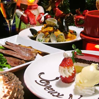 [Limited to 2 days on December 24th and 25th] Christmas Dinner Course ◆ 6,500 yen (tax included)