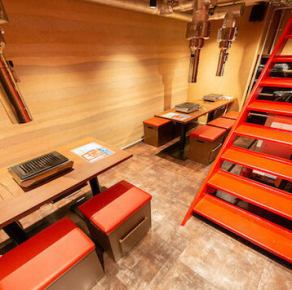 We have table seating available for groups of multiple people.It's a space that has just the right amount of privacy, yet still allows you to feel the energy of the shop.