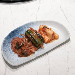 自家製キムチ三点盛り