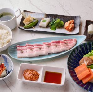 鹿児島県産 黒豚バラ 焼肉御膳