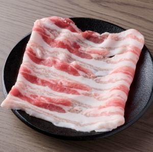 가고시마현산 흑돼지 장미고기