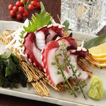 北海道産たこ刺身