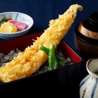 Sticks out! Single fried conger eel tempura bowl (weekdays only)