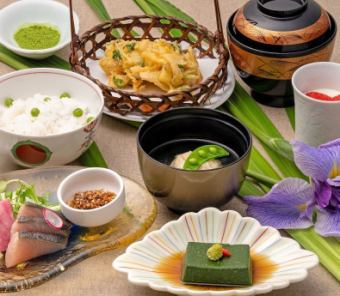 【사계의 꽃회석】 제철 식재료를 맛보는 회석 ※평일 한정