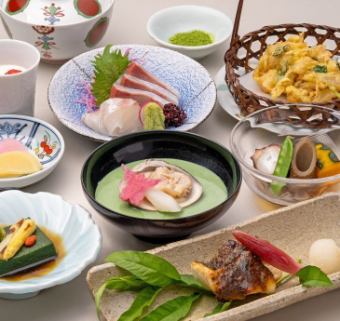 【相生会席】 ~爽~ 初夏を愉しむ”薫風会席”に焼物を付けたコース 11,500円