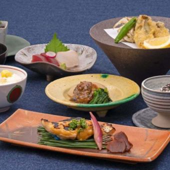 【相生会席】　”季節の会席”に揚物を付けたコース　11,500円