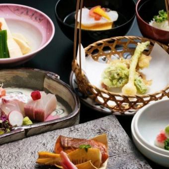 【相生会席】　”季節の会席”に揚物を付けたコース　11,500円