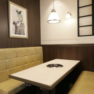 テーブル席個室も12名まで◎
