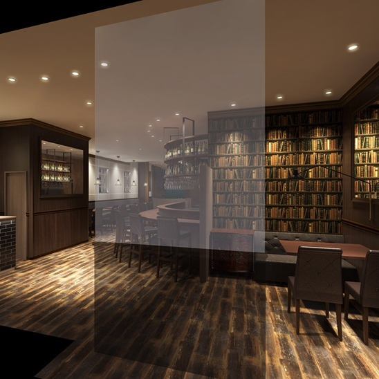 シックな雰囲気で落ち着いた空間を演出♪