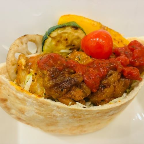 ラップサンドイッチチキン