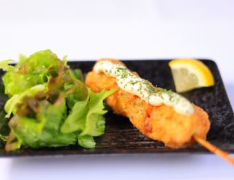 朝引き鶏のチキン南蛮串