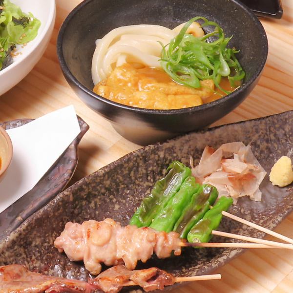 【新鮮な三河鶏を使用◎】歯ごたえがあり、ジューシーな肉質◆串焼き170円(税込)~