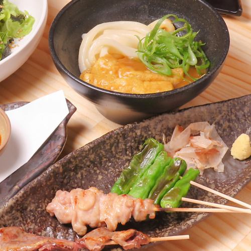 【新鮮な三河鶏を使用◎】歯ごたえがあり、ジューシーな肉質◆串焼き170円(税込)~