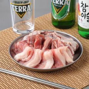 豚のカシラ、ハラミ、肩肉　盛合せ