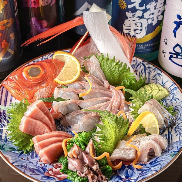 [Expert connoisseur] Choose the best fish of the day! "Assorted sashimi"