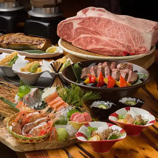 【生付◎３H飲放付】金目鯛の煮付け×河豚の唐揚げや和牛ステーキ含む全9品7150円⇒6050円