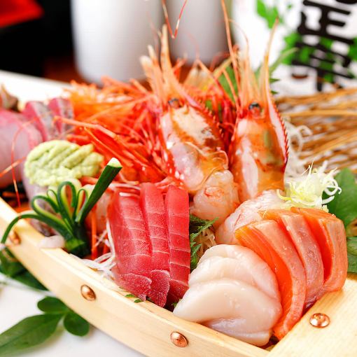 Carefully selected ingredients♪ ``Kyo no Sora Course'' 3 hours all-you-can-drink 8 dishes including 3 types of sashimi and charcoal-grilled local chicken thighs 5,480 yen ⇒ 4,380 yen