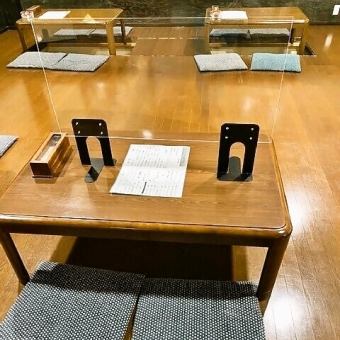 Enjoy various banquets in the spacious tatami mat seats.We can accommodate up to a large number of people, so please contact us ♪