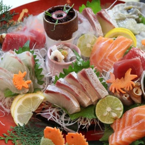 Assorted sashimi 5 kinds assortment 1280 yen