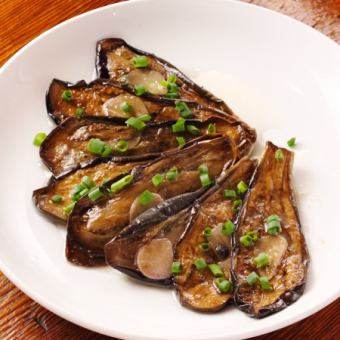 Marinated eggplant with anchovy flavor