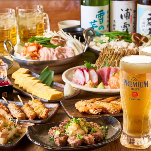 Recommended for parties: [Irodori] 11 dishes including Miyazaki chicken and one type of seasonal sashimi + 2 hours all-you-can-drink ¥3,980 ⇒ ¥2,980