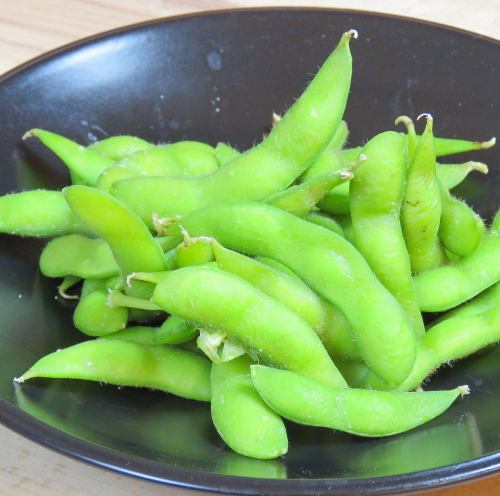 塩ゆで枝豆