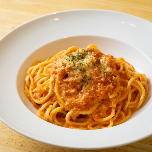 ずわい蟹のトマトクリームソース