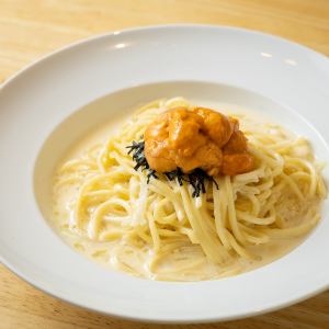 生うにのクリームソース
