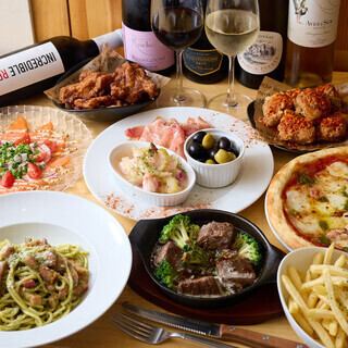 飲み放題付きのコース！