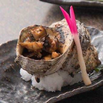 活サザエ壺焼き 1個
