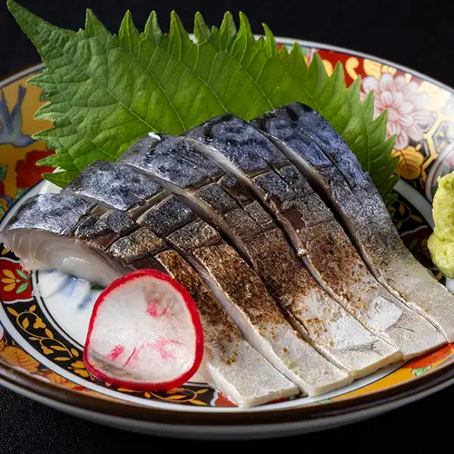 トロ〆鯖炙り
