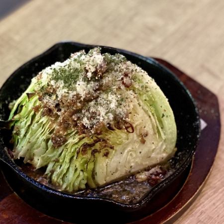 Anchovy grilled cabbage