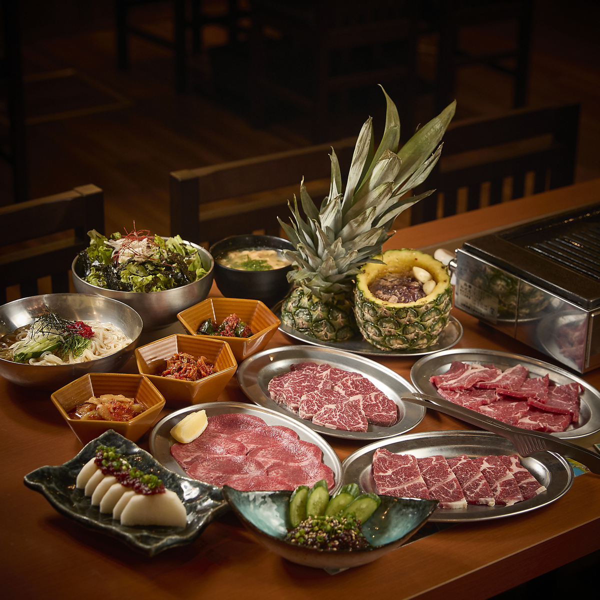 美味しい和牛をリーズナブルに♪貸切も大歓迎！一押しの「パインハラミ」は絶品！
