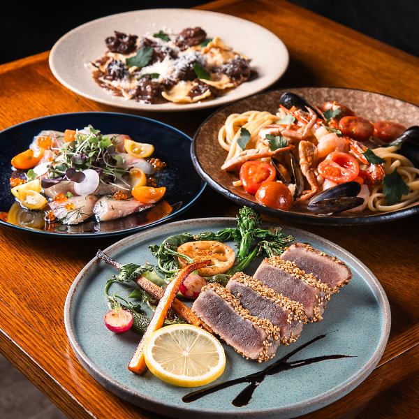 多彩なモダンイタリアン料理を取り揃えています。普段使いから特別な日までご利用ください！