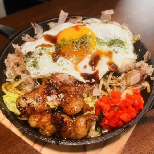 [Specialty] Teppanyaki horumon yakisoba