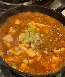 Teppanyaki mapo tofu