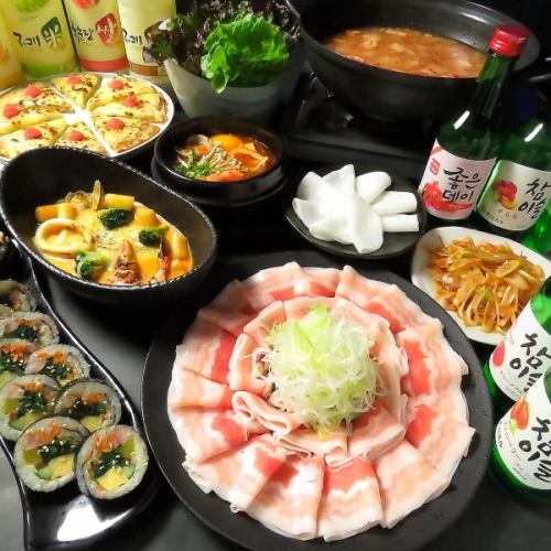 #本格韓国料理に舌鼓☆