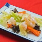 セロリとエビのさっぱり炒め